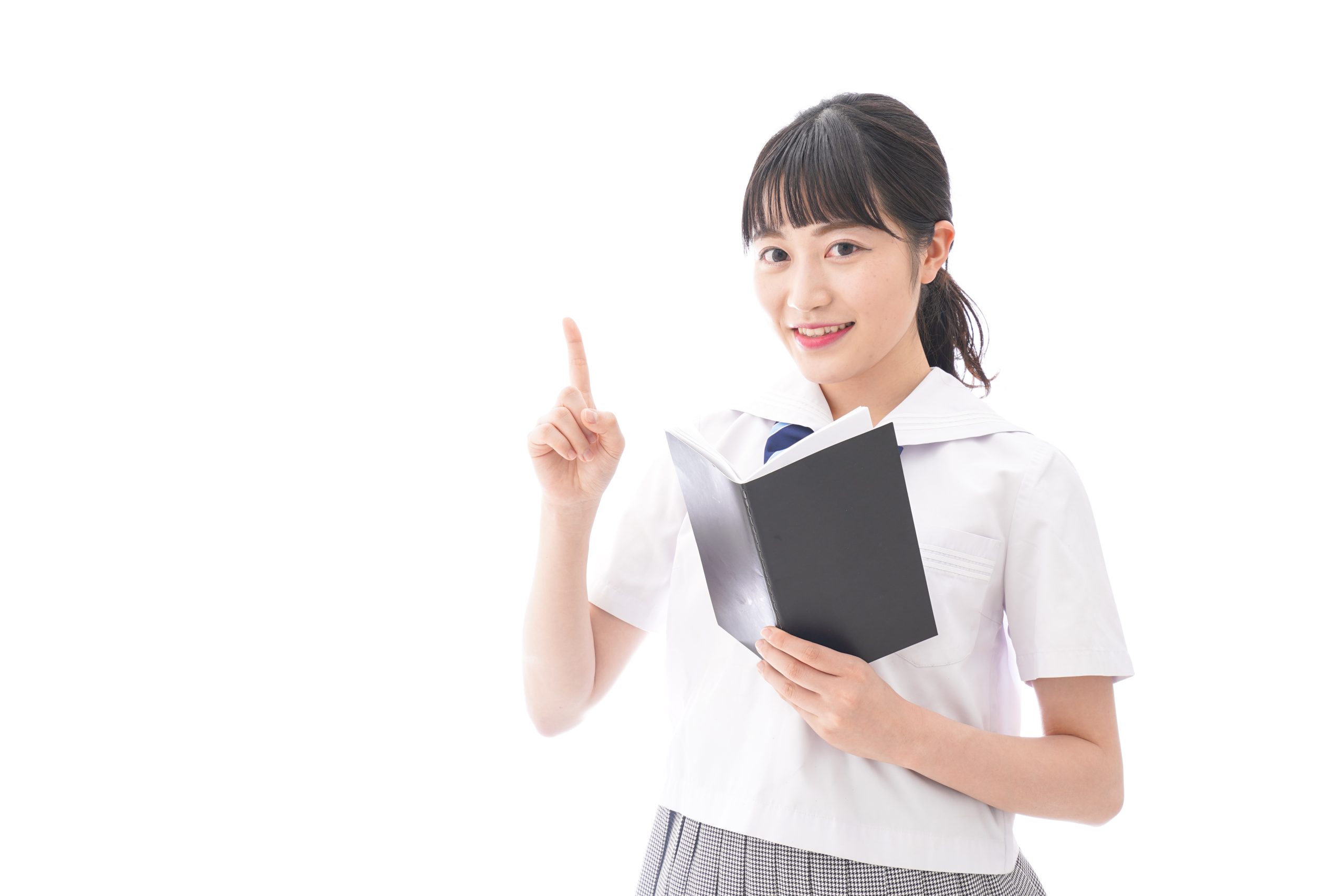 提案する女子学生